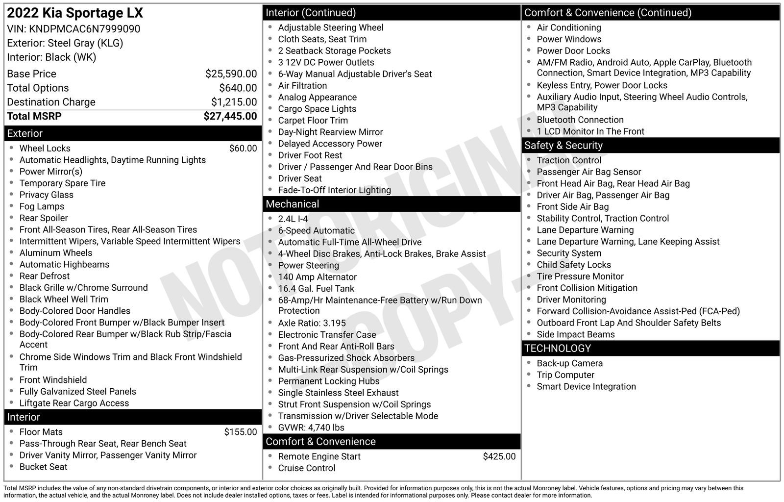 Used 2022 Kia Sportage LX image 6