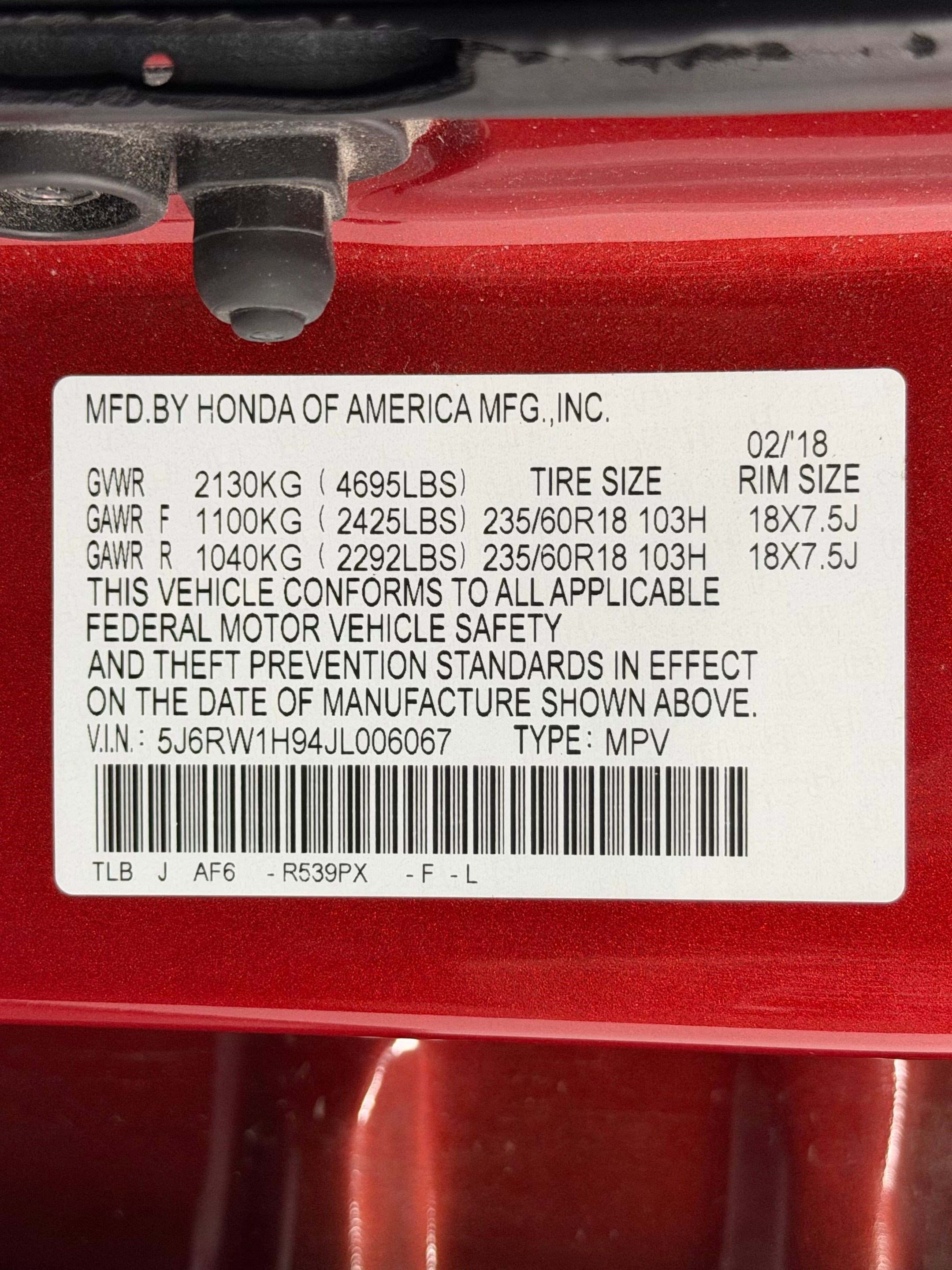 Used 2018 Honda CR-V Touring image 22