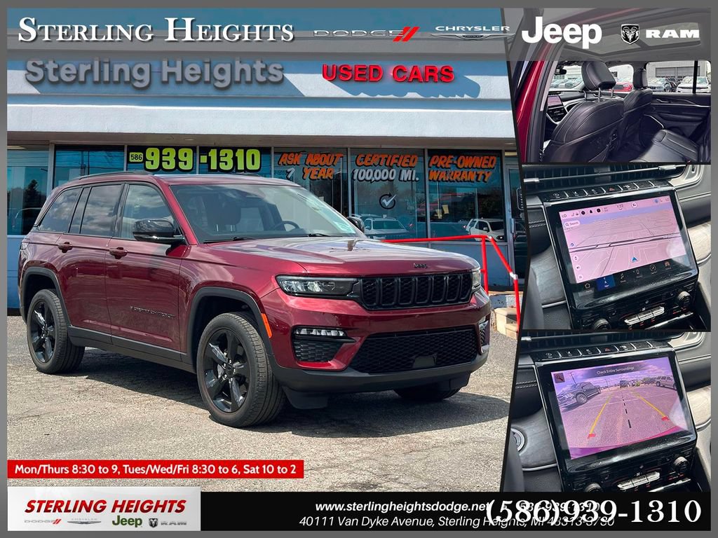Used 2023 Jeep Grand Cherokee Limited w/ Black Appearance Package