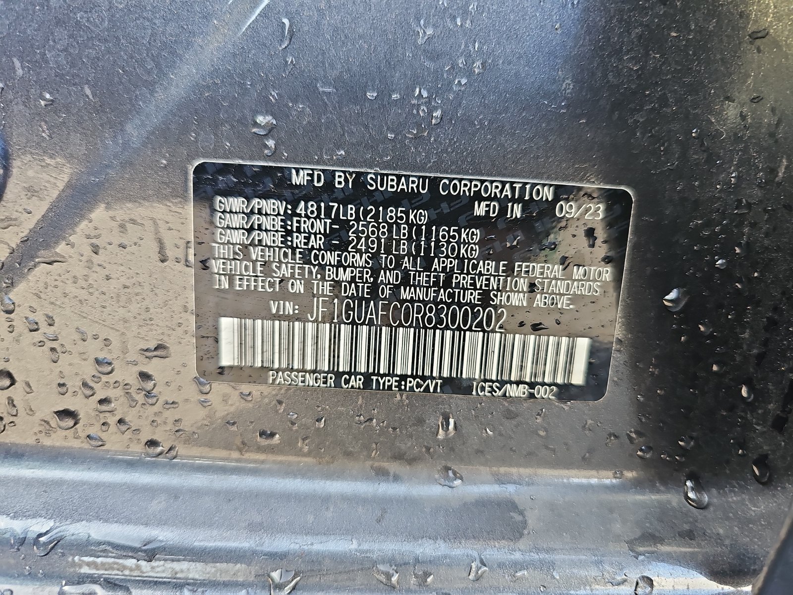 Certified 2024 Subaru Impreza 2.0i Sport AWD/4WD image 16
