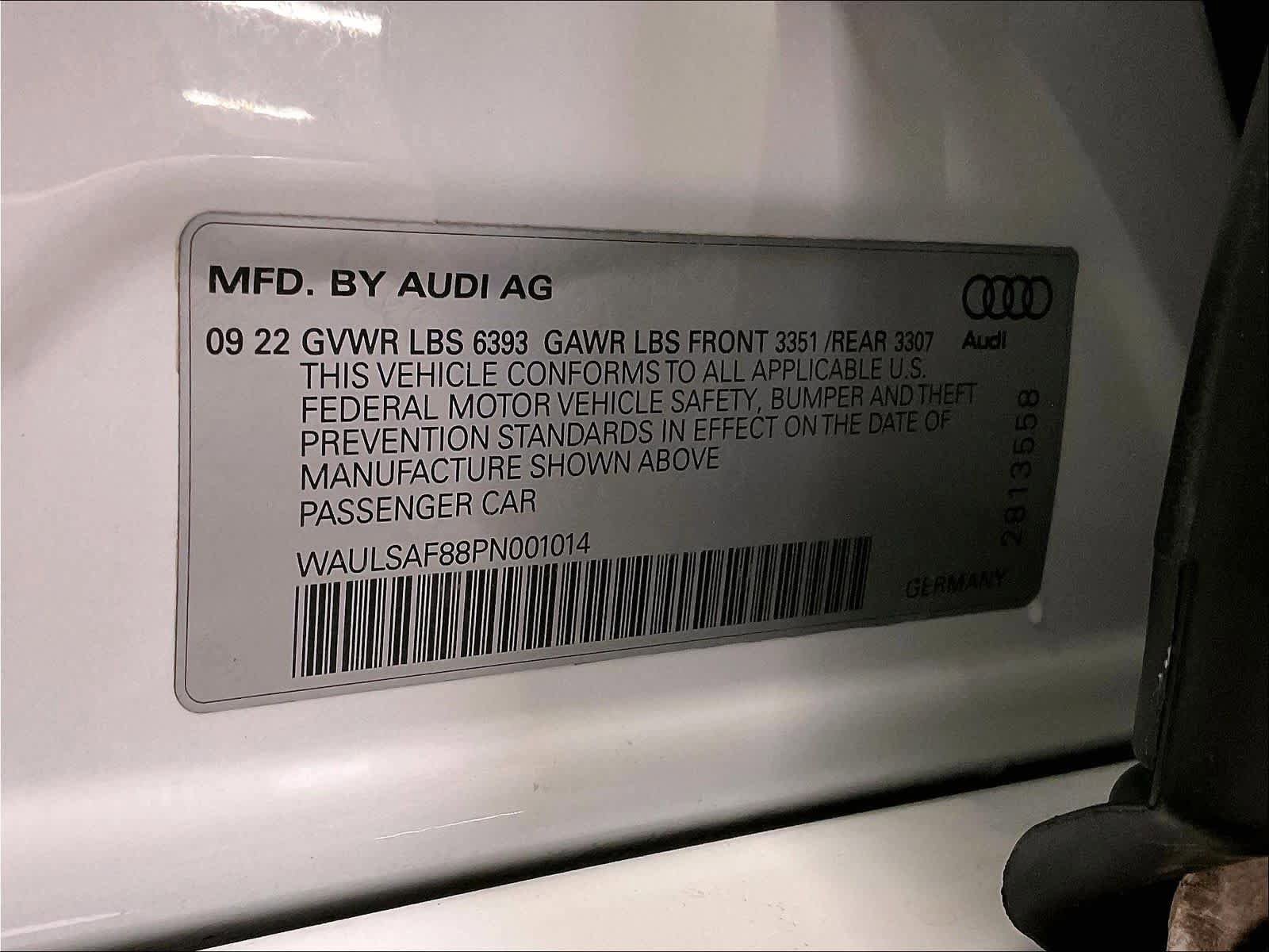 Certified 2023 Audi S8 w/ S8 Executive Package image 34