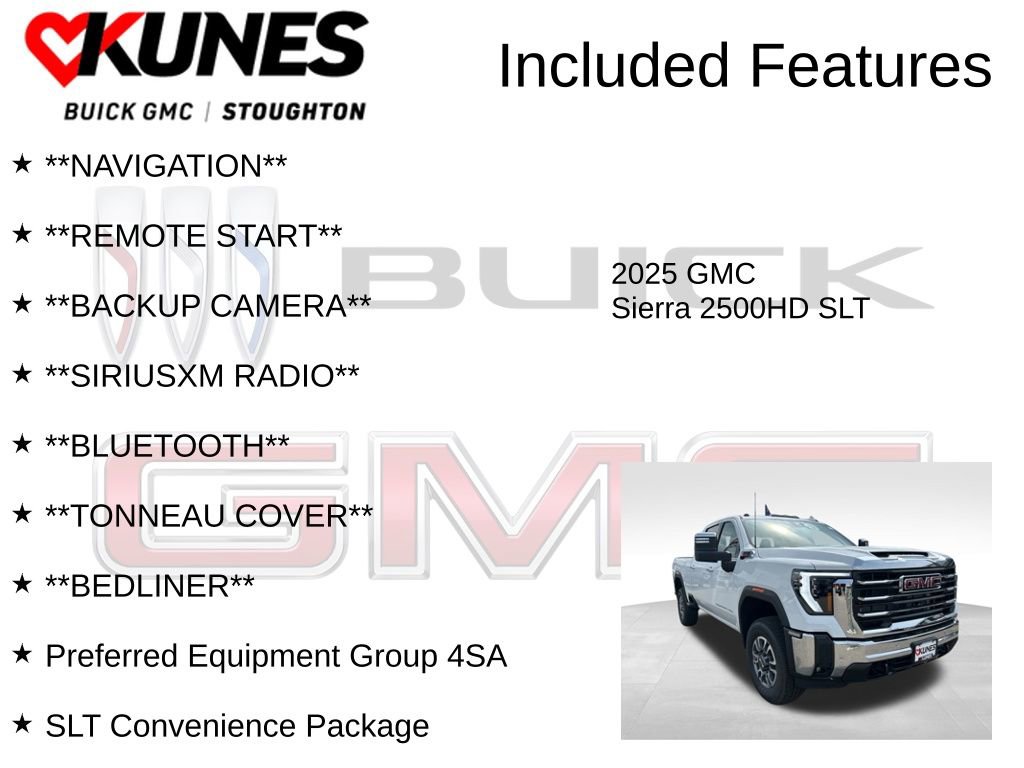 New 2025 GMC Sierra 2500 SLT w/ SLT Convenience Package image 2