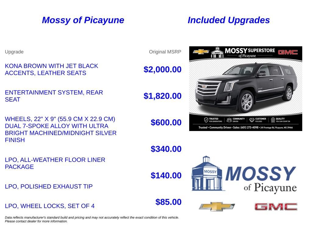Used 2020 Cadillac Escalade ESV Luxury AWD/4WD image 7