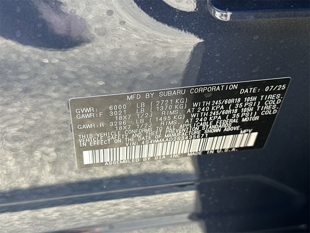 New 2025 Subaru Ascent Premium image 35