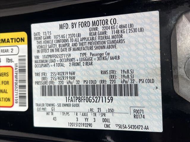 Used 2016 Ford Mustang GT Premium w/ Equipment Group 401A image 24