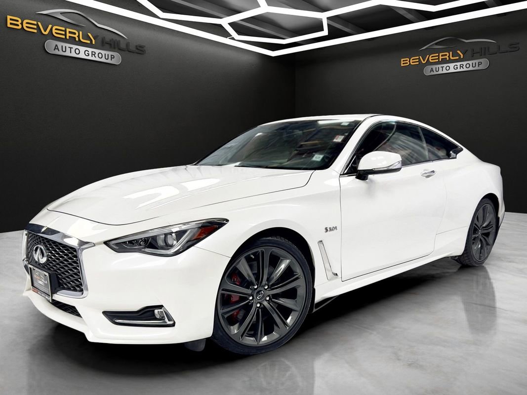 Used 2018 INFINITI Q60 Red Sport 400 w/ Sensory Package 3.0T Sport AWD/4WD image 1