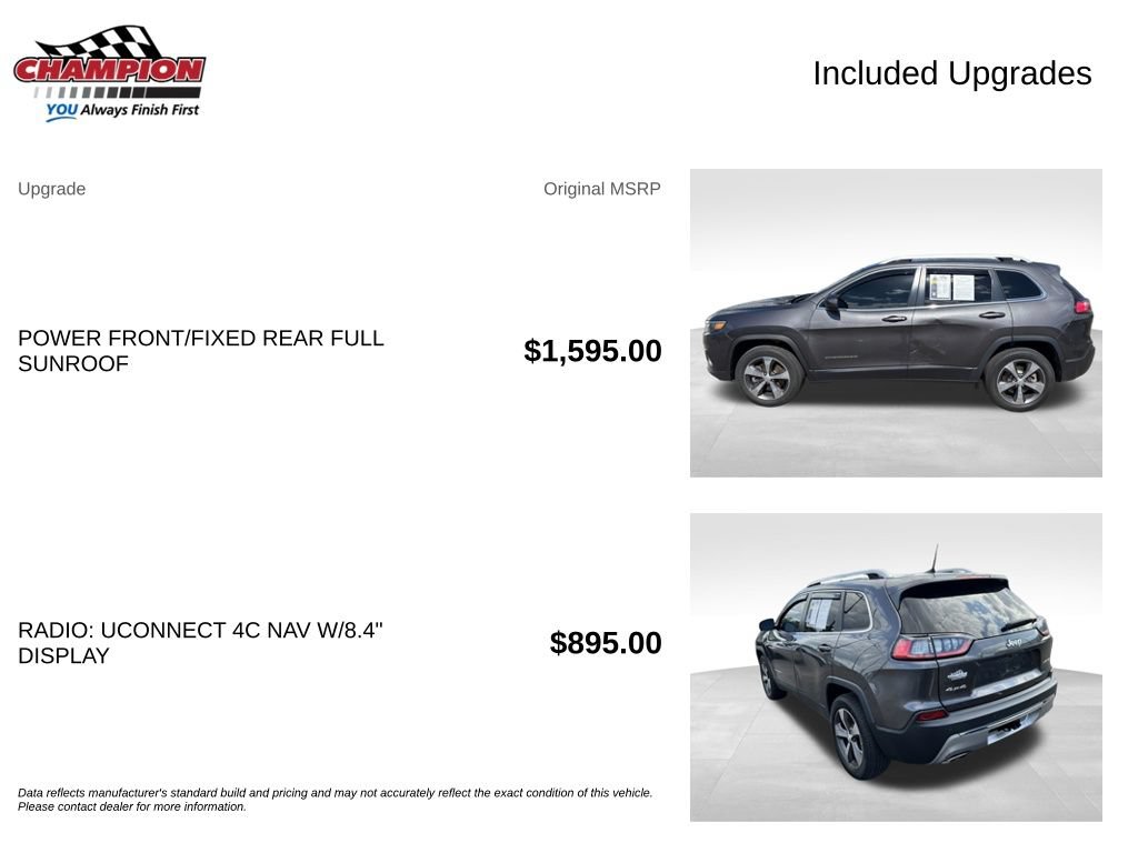 Used 2019 Jeep Cherokee Limited AWD/4WD image 4