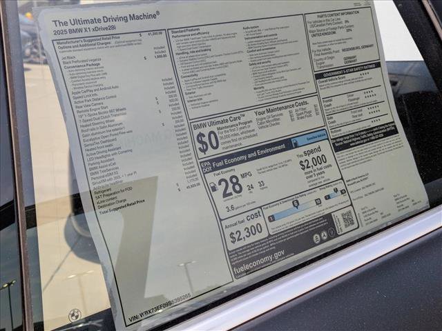 Used 2025 BMW X1 xDrive28i w/ Convenience Package AWD/4WD image 19