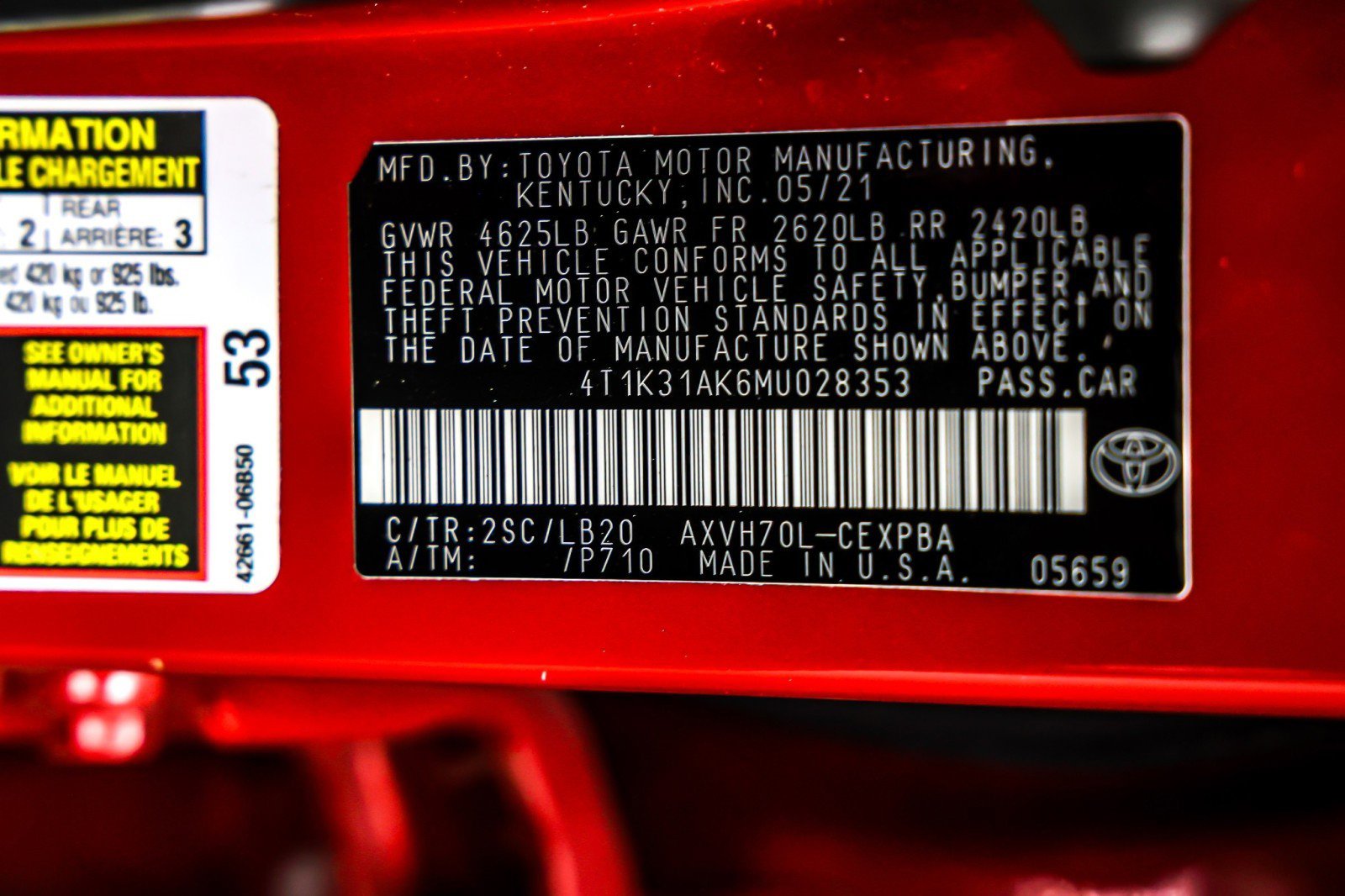 Used 2021 Toyota Camry XSE image 25