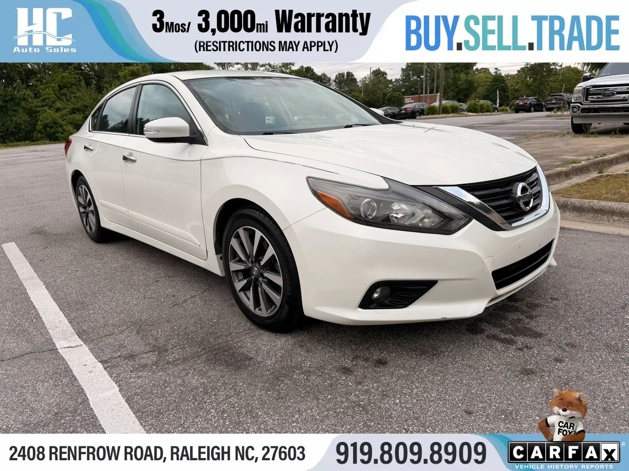 Used 2016 Nissan Altima 2.5 SL w/ 2.5 Technology w/LED Package FWD image 7