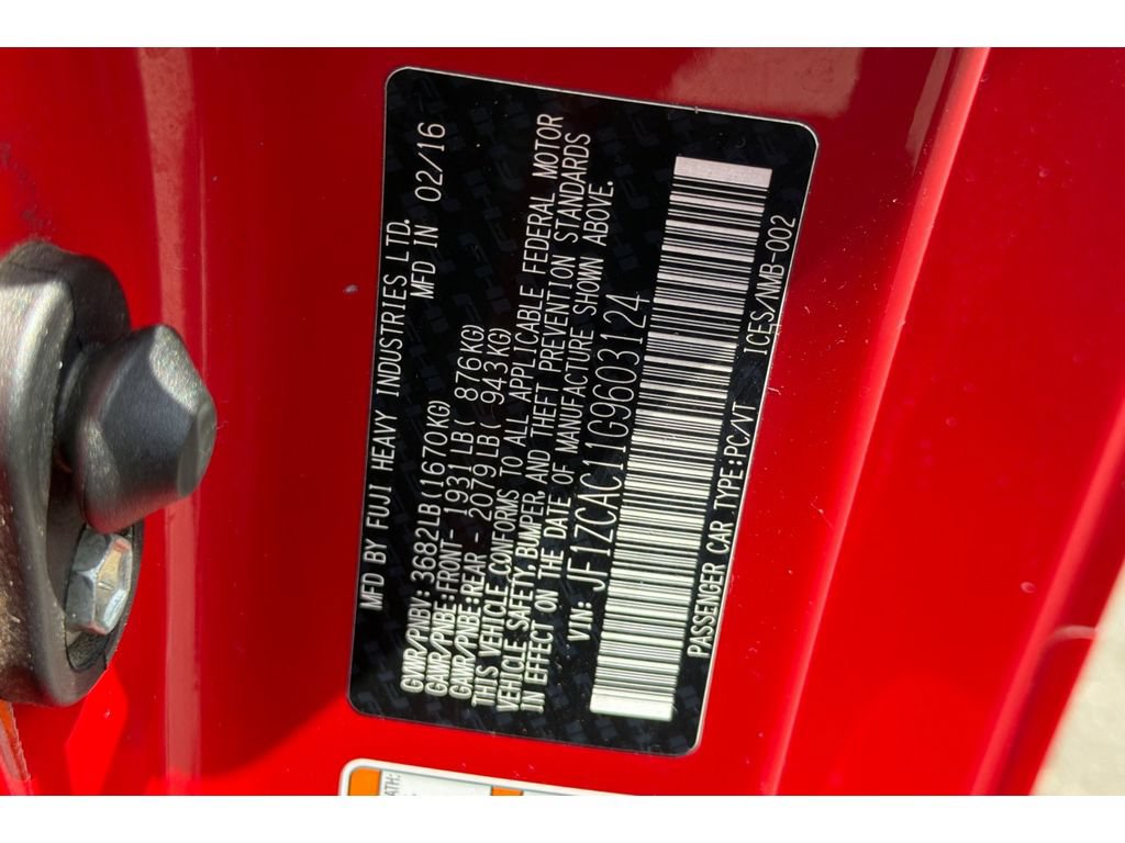 Used 2016 Subaru BRZ Limited RWD image 30