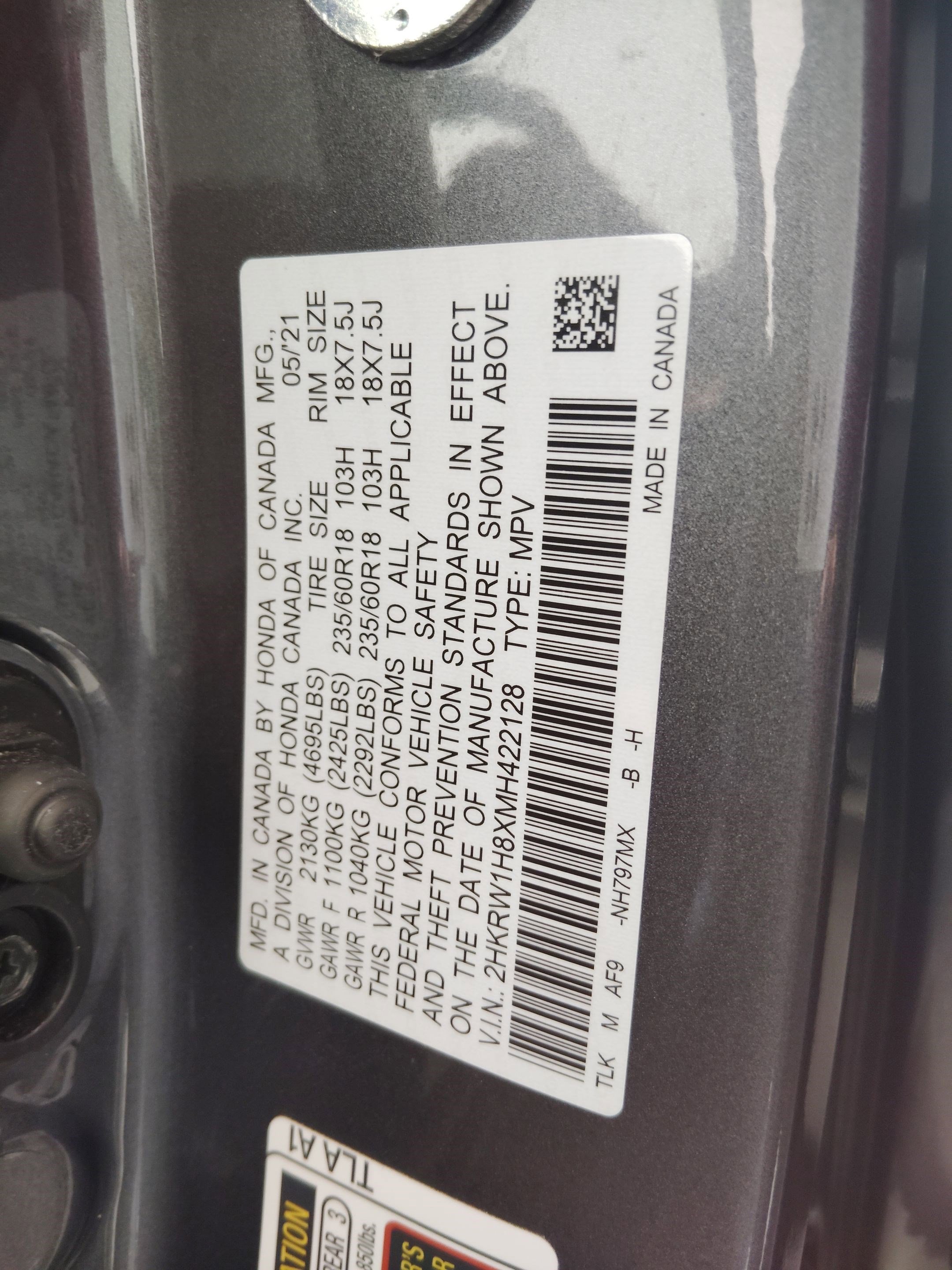 Certified 2021 Honda CR-V EX-L image 19