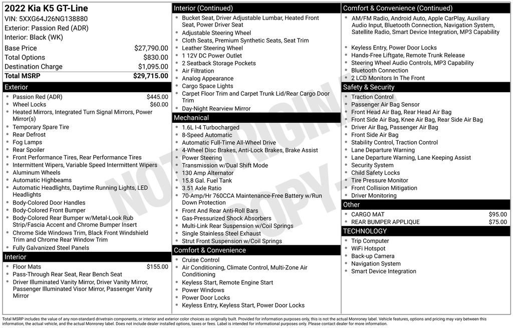 Used 2022 Kia K5 GT-Line image 2