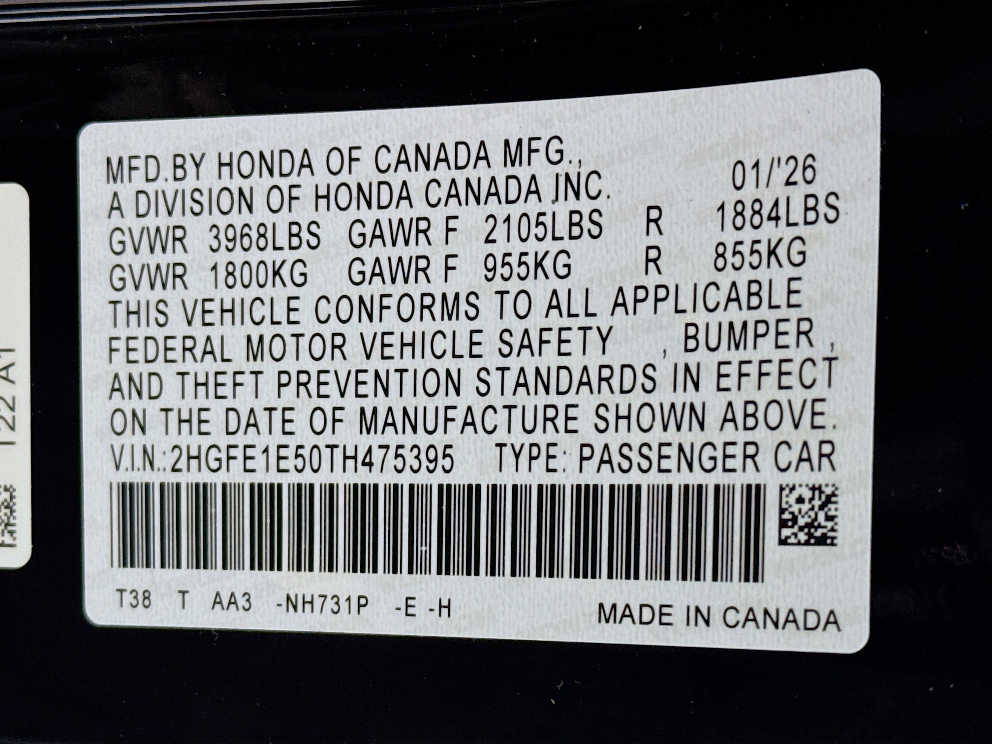 New 2026 Honda Civic Si image 33