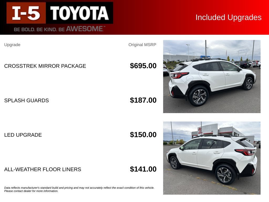 Used 2024 Subaru Crosstrek 2.0i Premium w/ Crosstrek Mirror Package AWD/4WD image 14