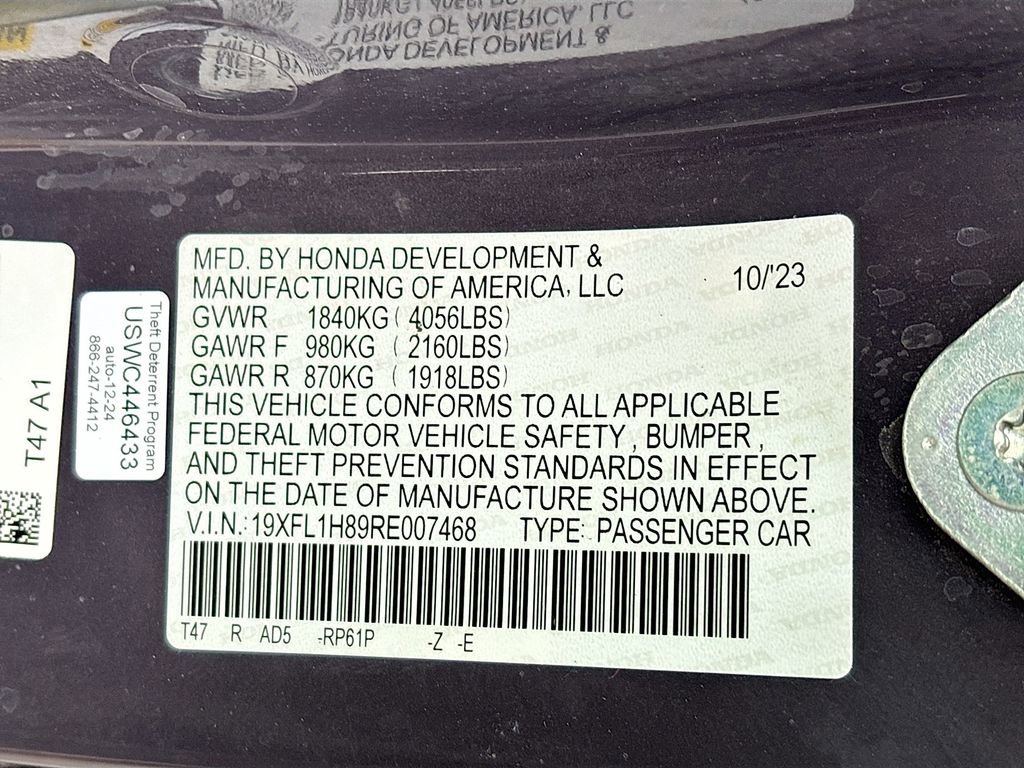 Used 2024 Honda Civic Sport Touring image 33