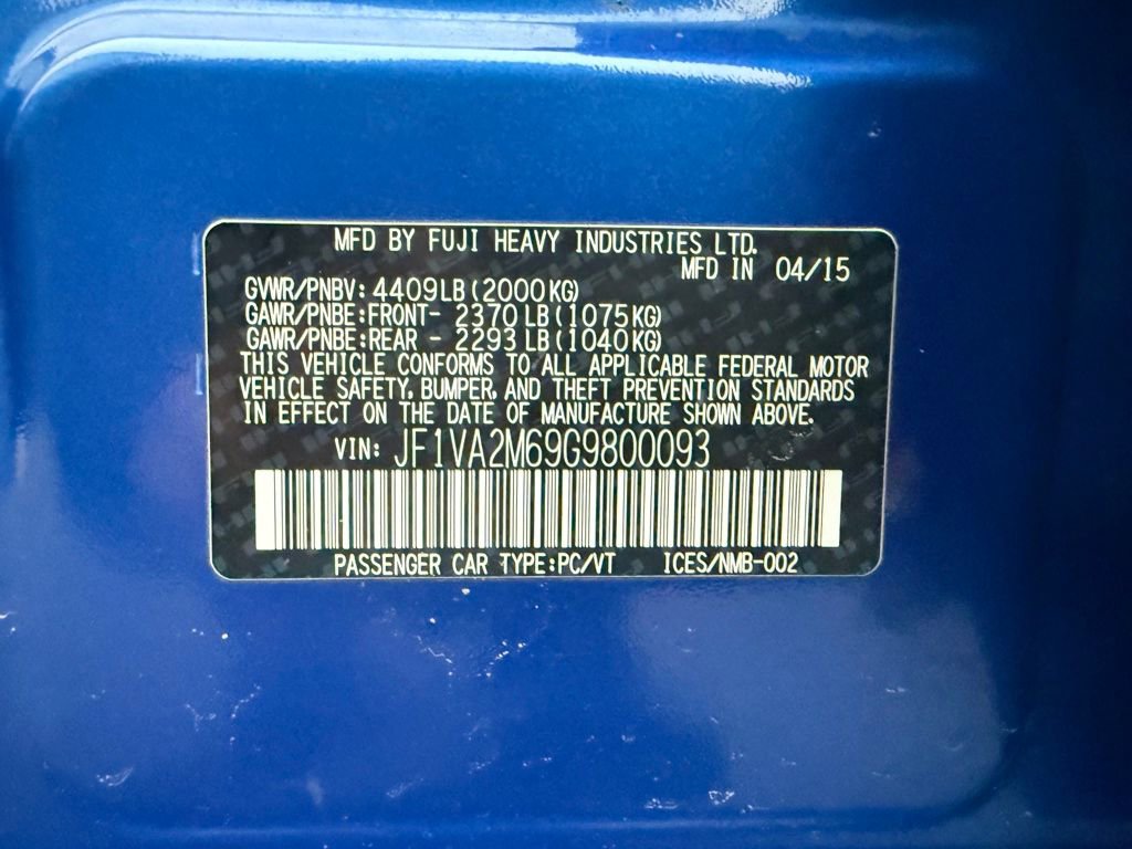 Used 2016 Subaru WRX STI image 40