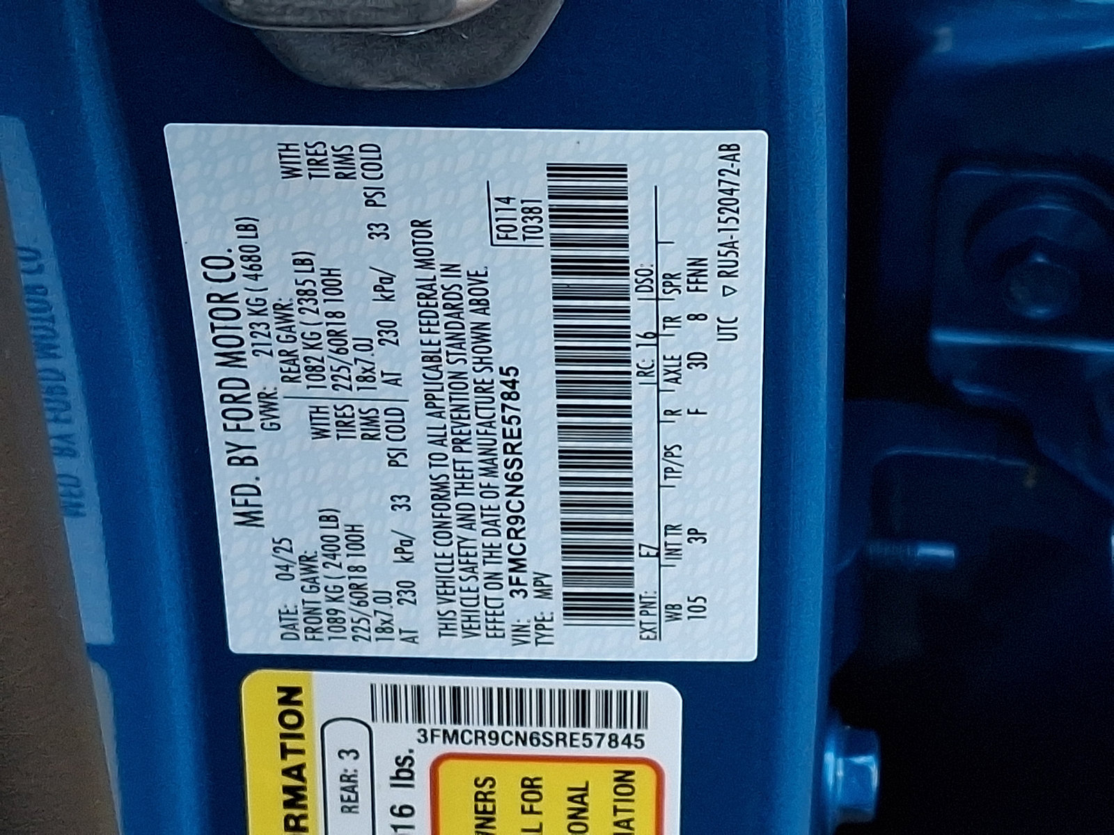 Used 2025 Ford Bronco Sport Outer Banks w/ Outer Banks Tech Package+ AWD/4WD image 29