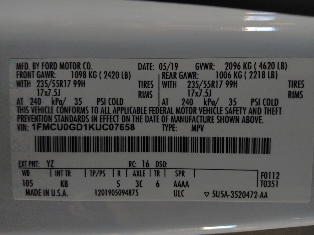 Used 2019 Ford Escape SE FWD image 33