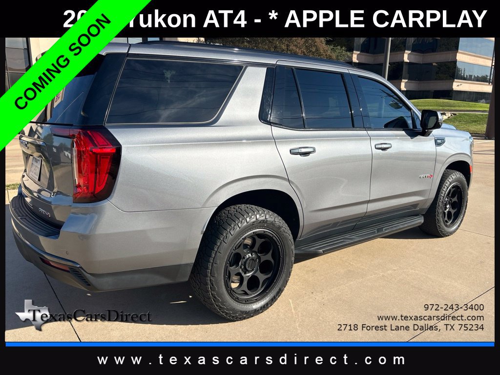 Used 2021 GMC Yukon AT4 w/ Rear Media and Nav Package AWD/4WD image 3