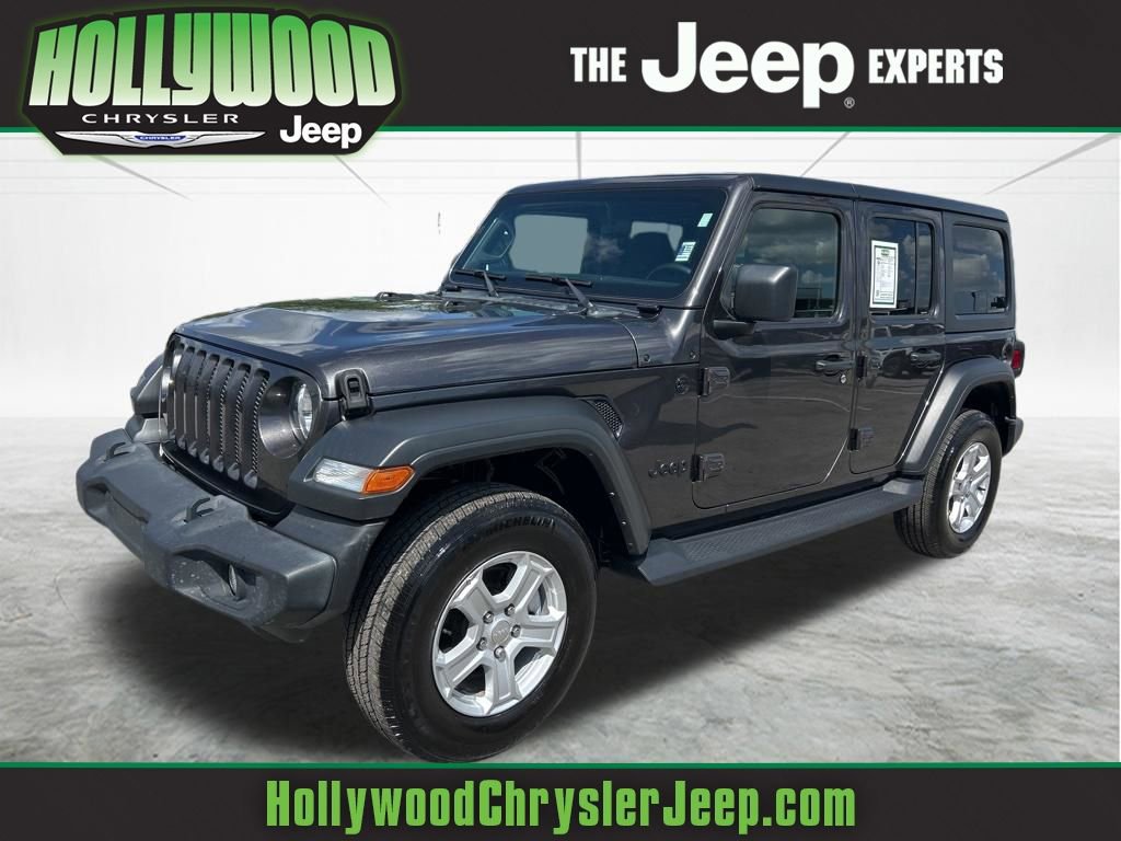Used 2021 Jeep Wrangler Unlimited Sport image 1