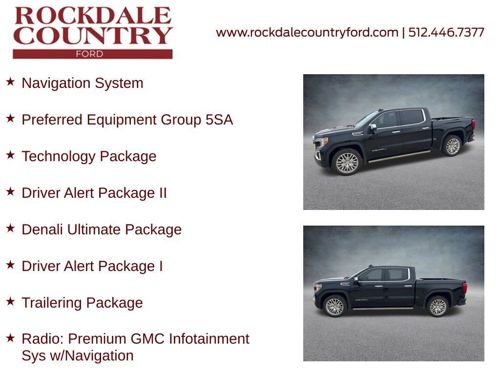 Used 2019 GMC Sierra 1500 Denali w/ Denali Ultimate Package AWD/4WD image 7