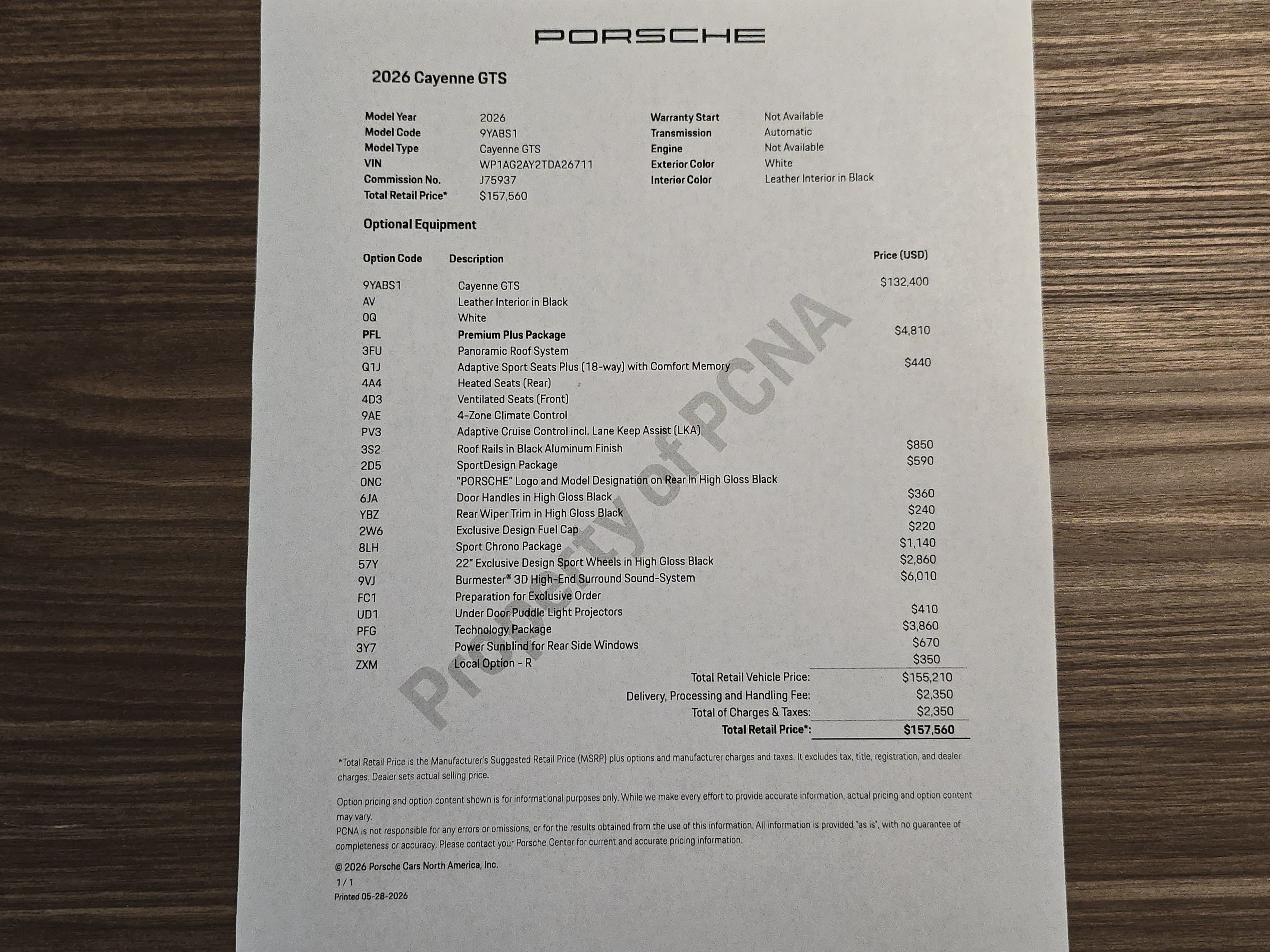New 2026 Porsche Cayenne GTS AWD/4WD image 30
