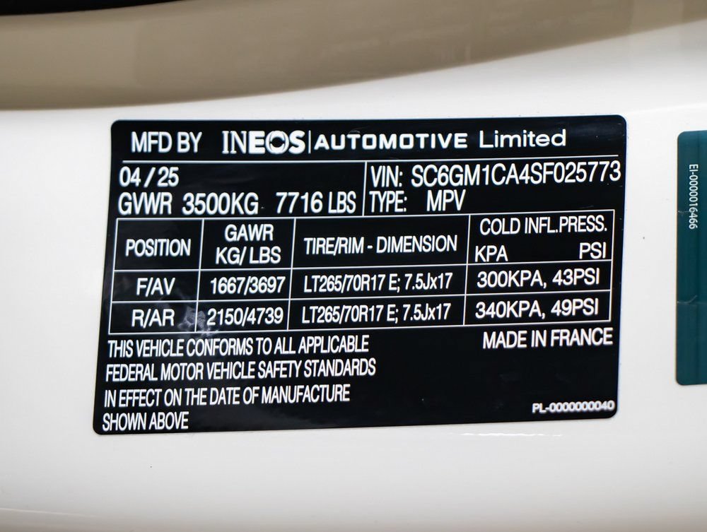 New 2025 INEOS Grenadier Station Wagon AWD/4WD image 23