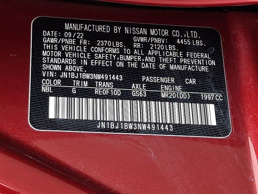 Certified 2022 Nissan Rogue Sport SV w/ Technology Package image 25