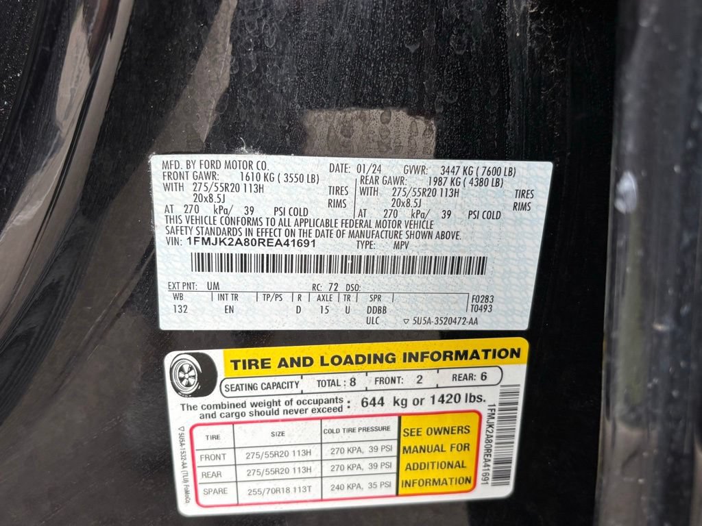 Used 2024 Ford Expedition Max Limited AWD/4WD image 31