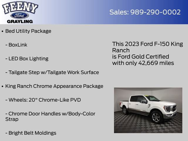 Certified 2023 Ford F150 King Ranch AWD/4WD image 13