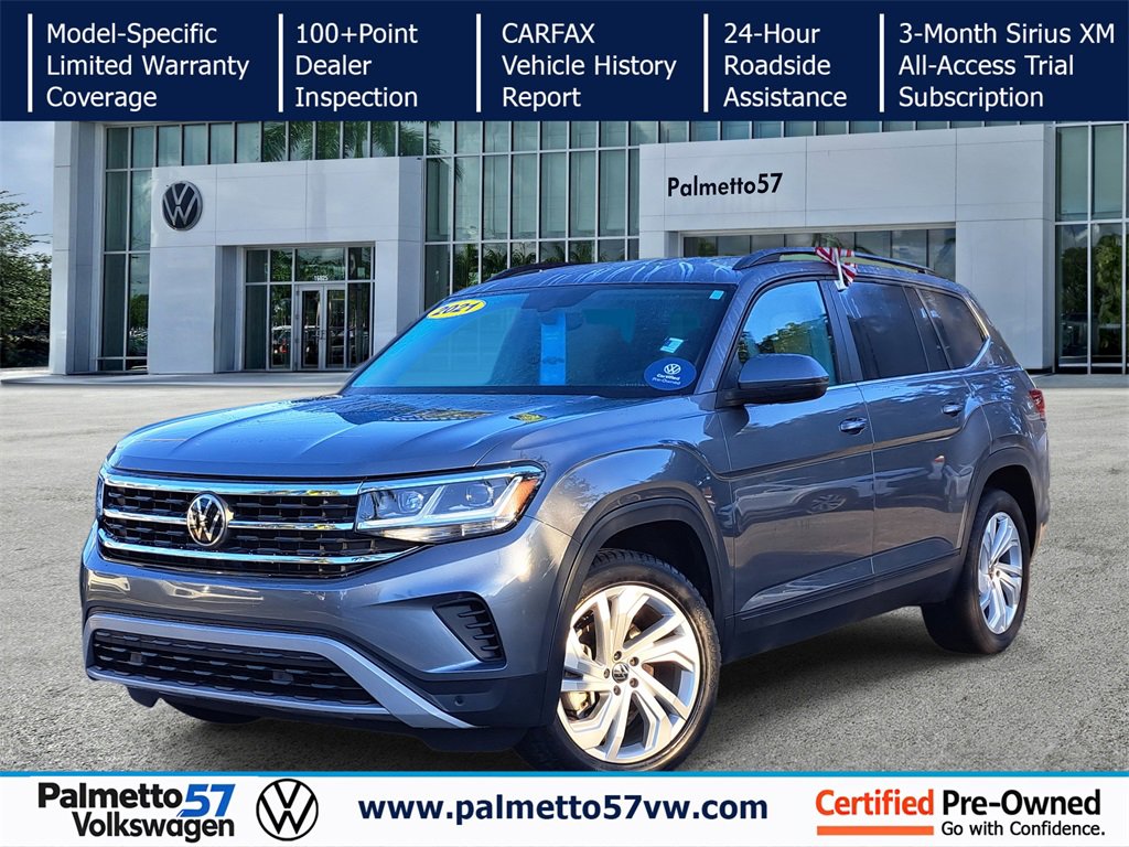 Certified 2021 Volkswagen Atlas SE image 1