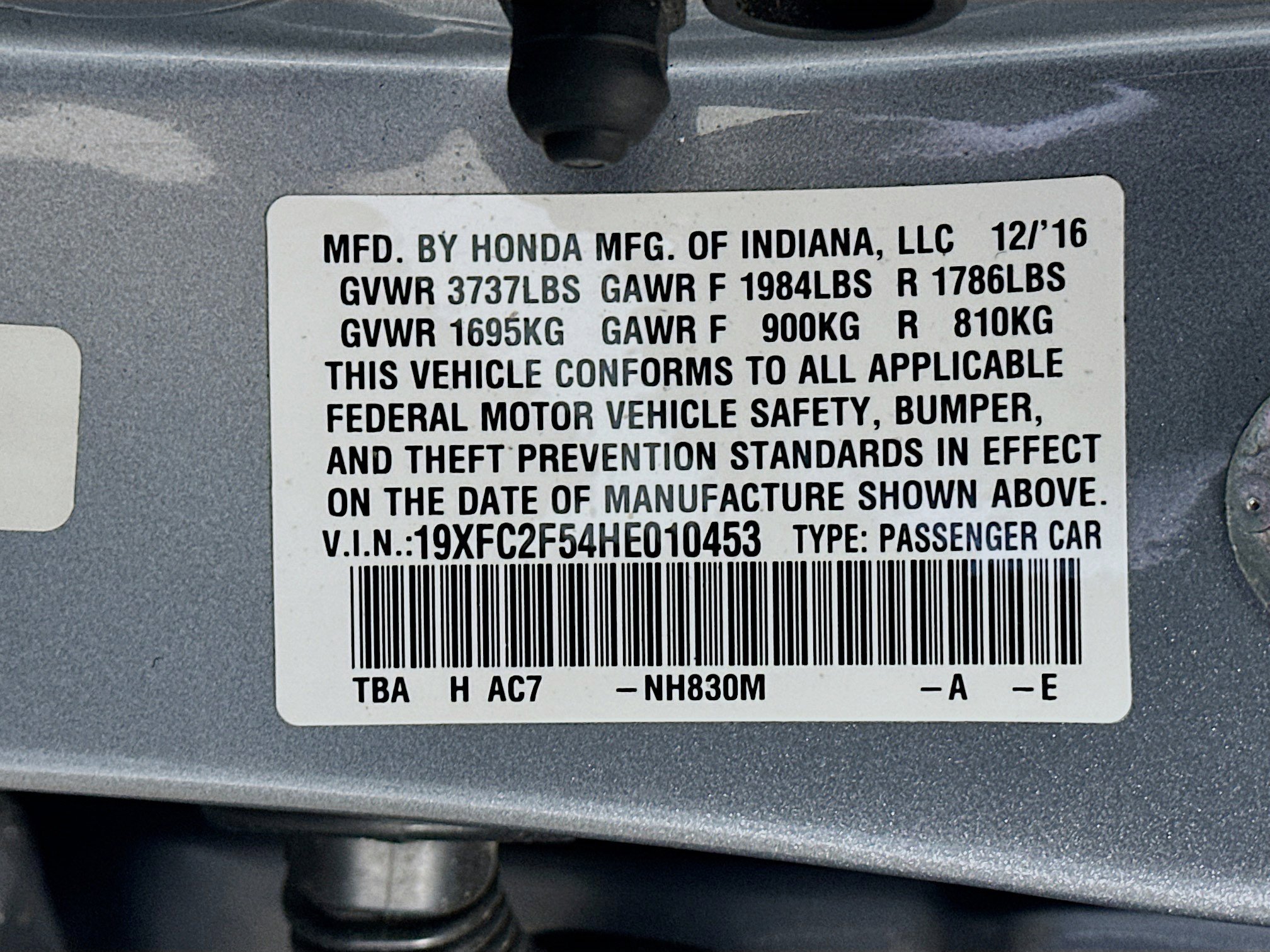 Used 2017 Honda Civic LX image 12