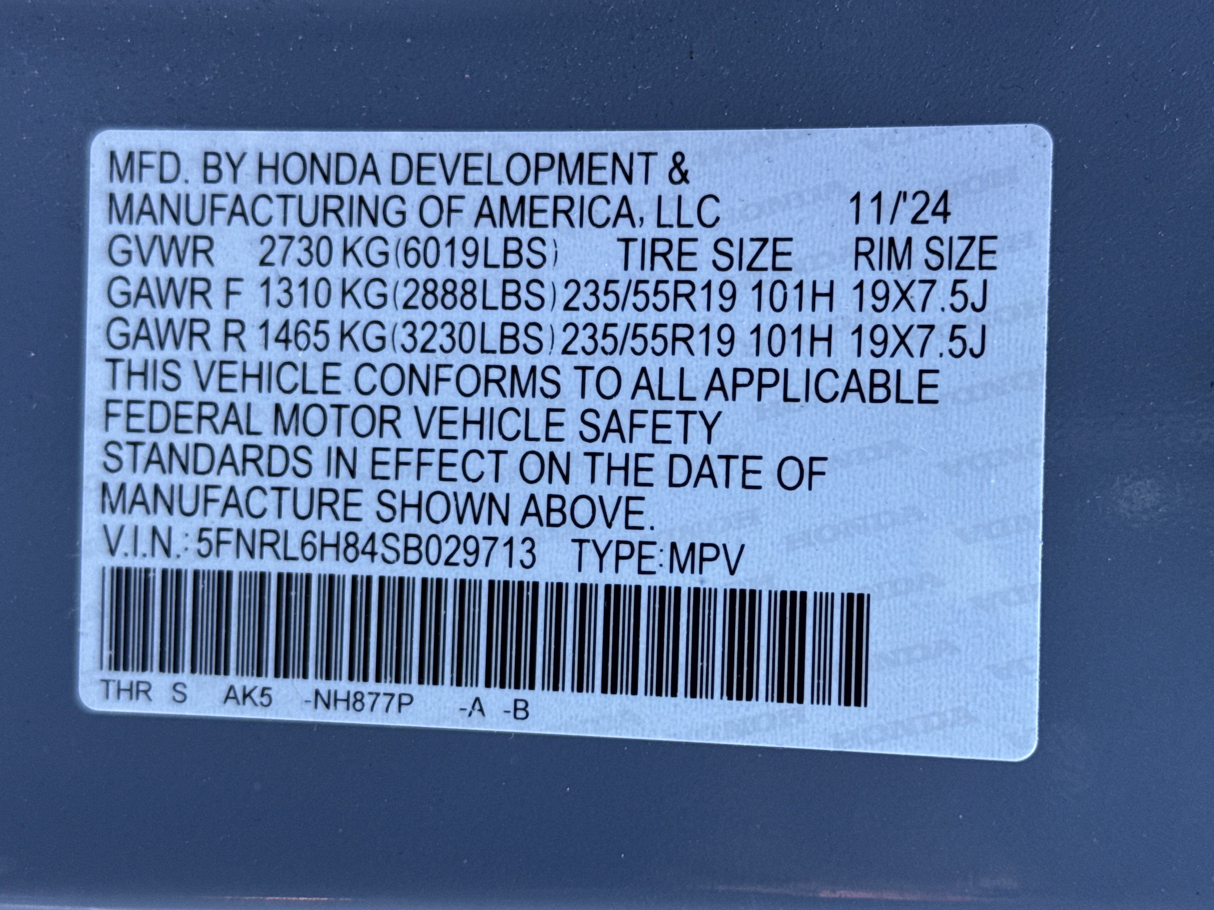 Used 2025 Honda Odyssey Touring image 42