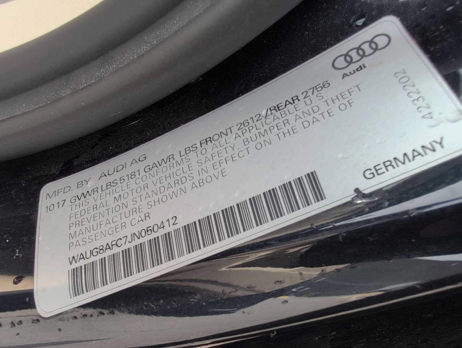 Used 2018 Audi A6 2.0T Premium Plus w/ Premium Plus Package AWD/4WD image 32