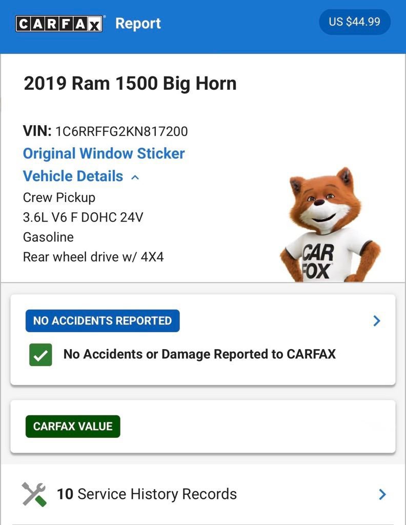 Used 2019 RAM 1500 Big Horn AWD/4WD image 5