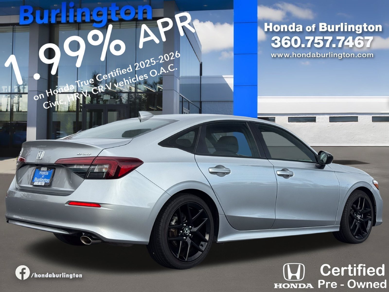 Used 2025 Honda Civic Sport image 7