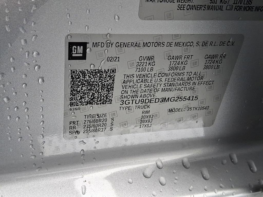 Used 2021 GMC Sierra 1500 SLT w/ SLT Premium Plus Package image 29