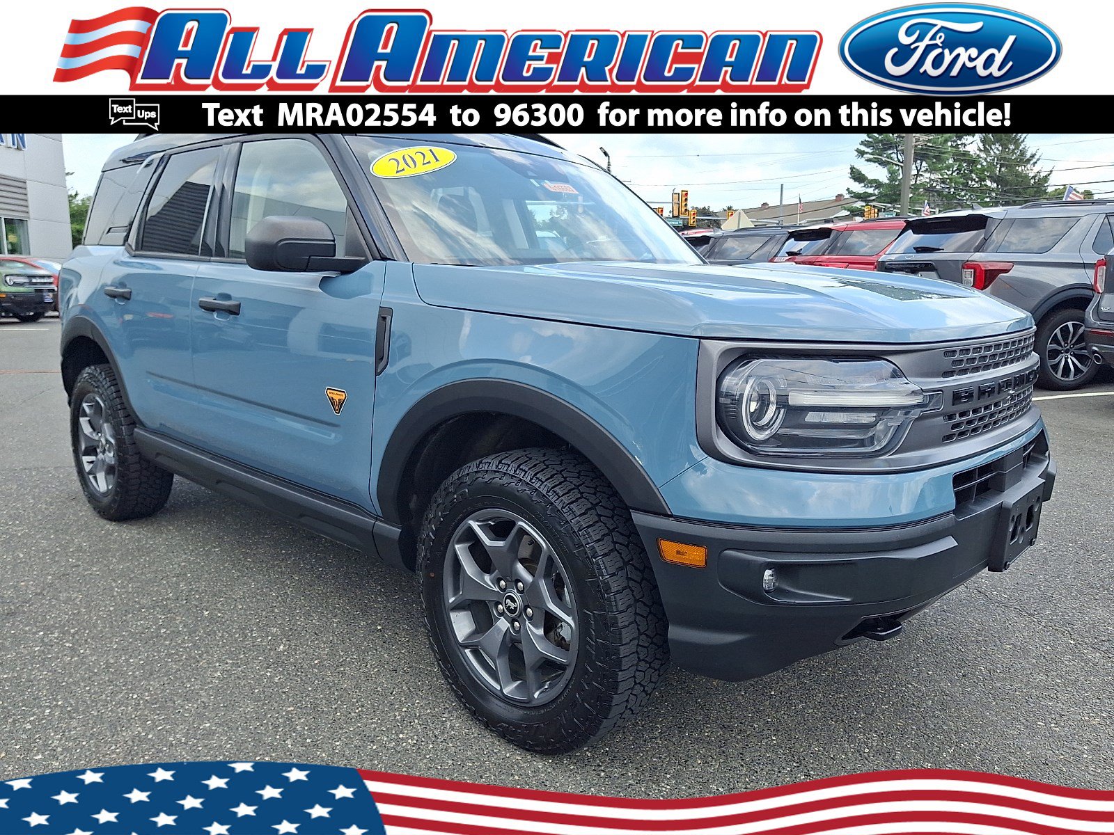 Certified 2021 Ford Bronco Sport Badlands AWD/4WD image 1
