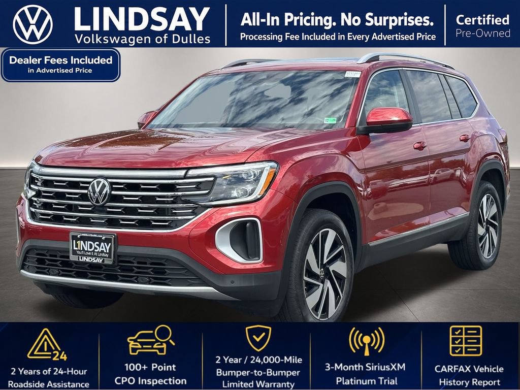 Used 2024 Volkswagen Atlas SEL AWD/4WD image 4