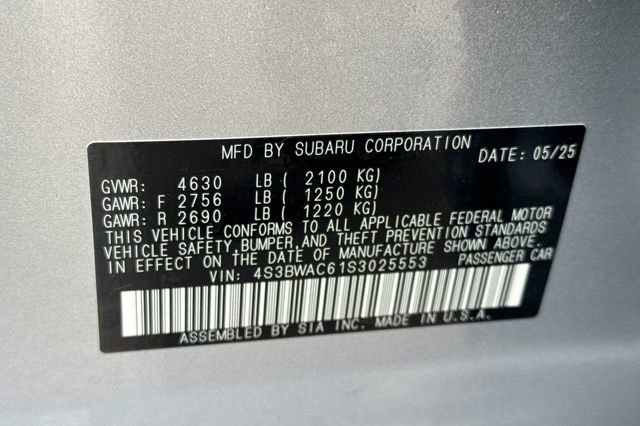 Used 2025 Subaru Legacy Premium image 22
