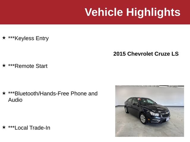 Used 2015 Chevrolet Cruze LS FWD image 10