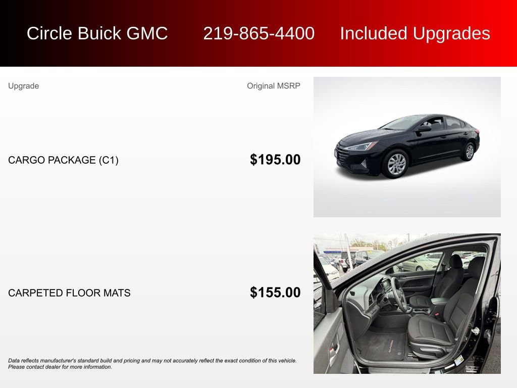 Used 2020 Hyundai Elantra SE w/ Cargo Package (C1) image 3