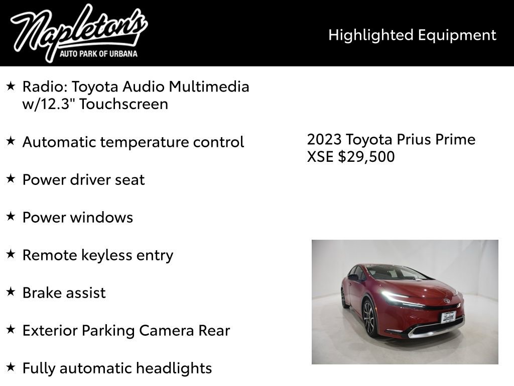 Certified 2023 Toyota Prius Prime XSE Premium image 15