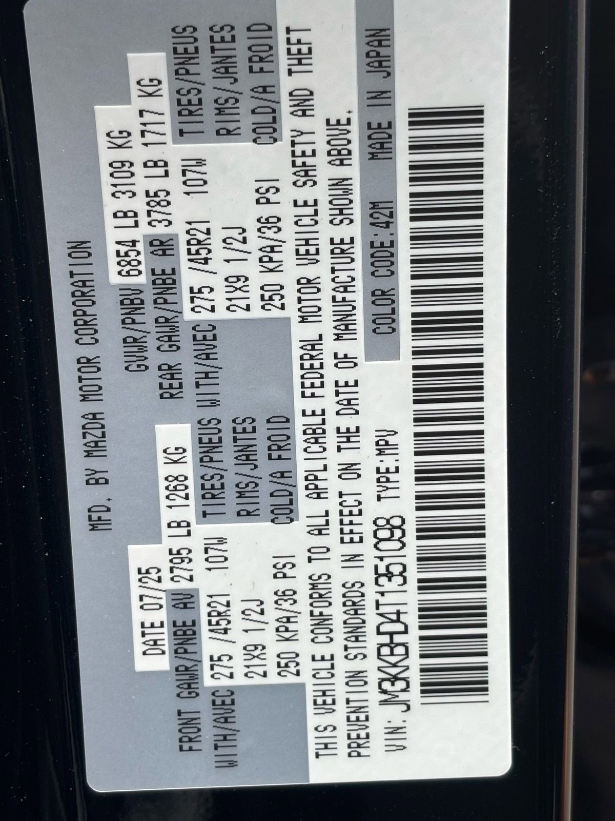 New 2026 MAZDA CX-90 3.3 Turbo w/ Preferred Package image 24