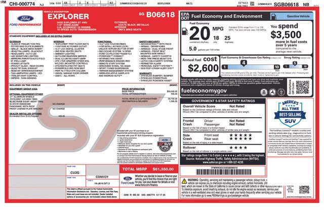 Used 2025 Ford Explorer ST AWD/4WD image 5