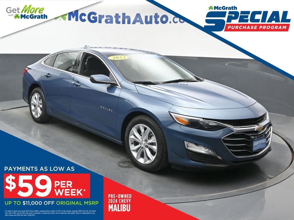 Certified 2024 Chevrolet Malibu LT image 1