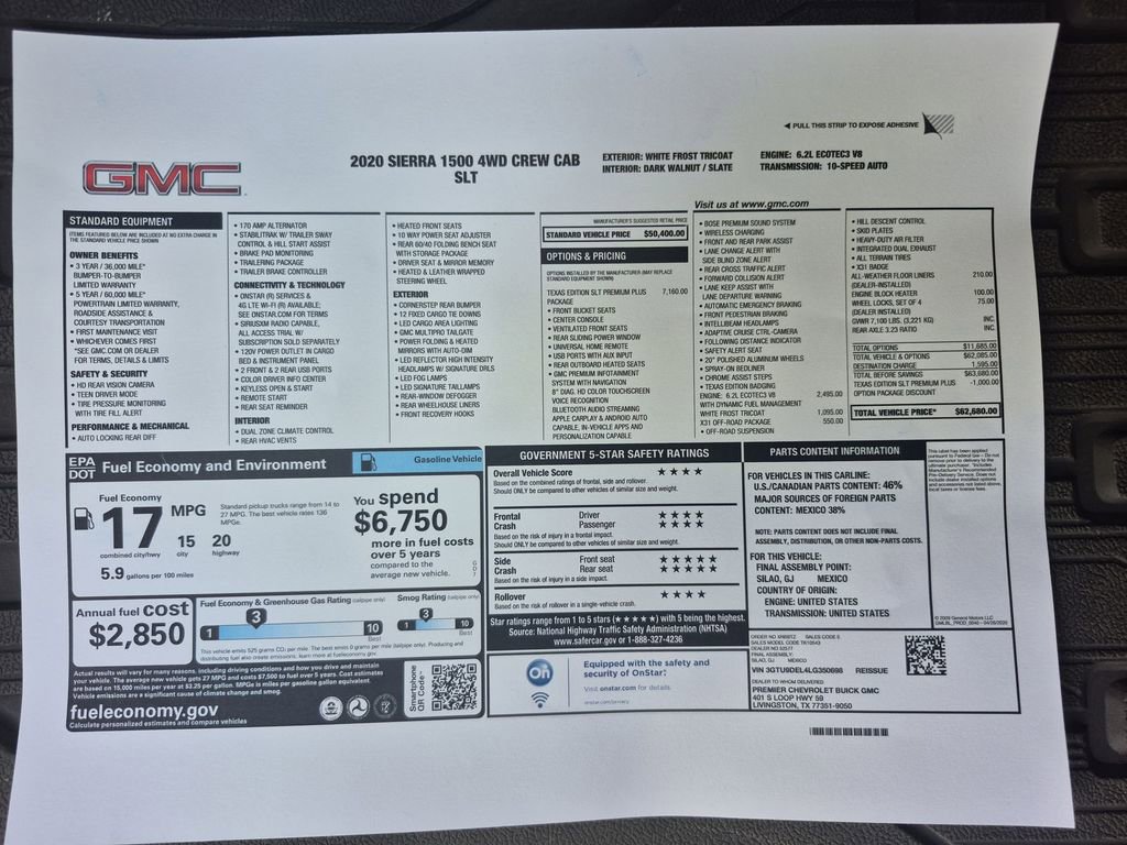 Used 2020 GMC Sierra 1500 SLT image 38