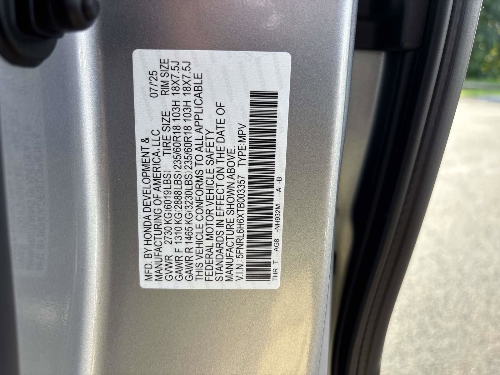Certified 2026 Honda Odyssey EX-L image 33