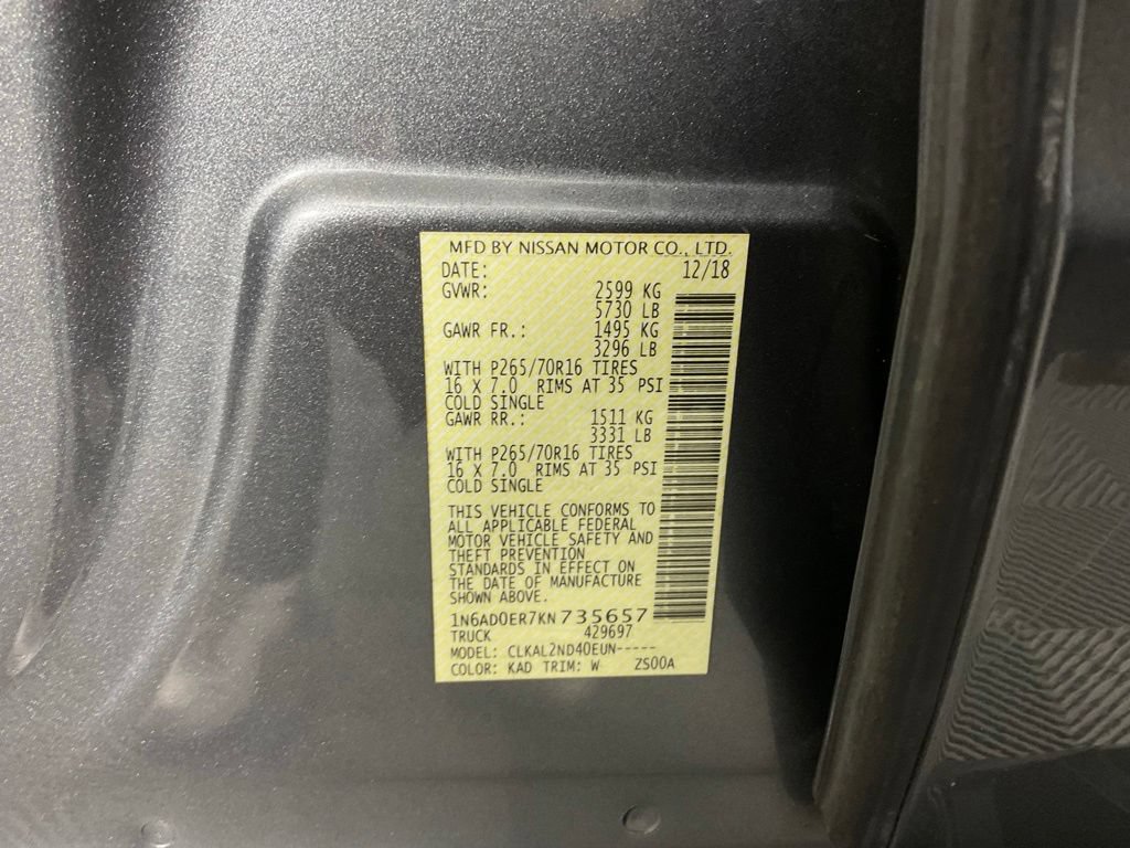 Used 2019 Nissan Frontier SV RWD image 24